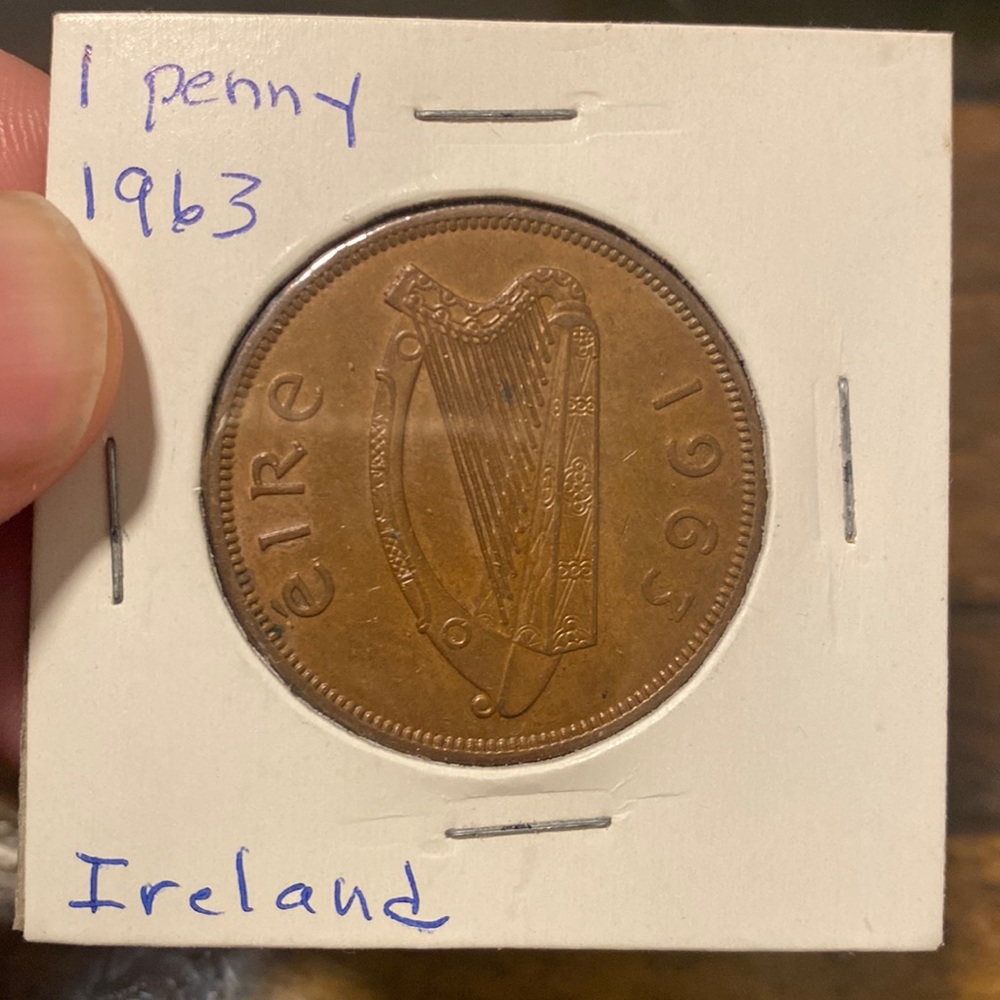 COPY - 1 coin eIRe 1963 Ireland